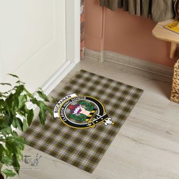 ScotsTee Shop Scottish Buchanan Dress Clan Tartan Doormat Rubber Welcome Mat