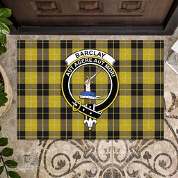 ScotsTee Shop Scottish Barclay Dress Clan Tartan Doormat Rubber Welcome Mat