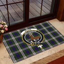 ScotsTee Shop Scottish Blair Dress Clan Tartan Doormat Rubber Welcome Mat