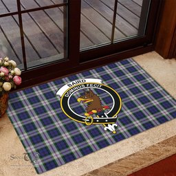 ScotsTee Shop Scottish Baird Dress Clan Tartan Doormat Rubber Welcome Mat