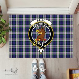 ScotsTee Shop Scottish Baird Dress Clan Tartan Doormat Rubber Welcome Mat