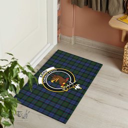 ScotsTee Shop Scottish Baird Clan Tartan Doormat Rubber Welcome Mat