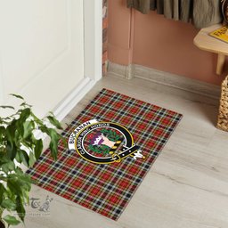 ScotsTee Shop Scottish Buchanan Old Dress Clan Tartan Doormat Rubber Welcome Mat