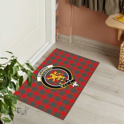 ScotsTee Shop Scottish Cumming Modern Clan Tartan Doormat Rubber Welcome Mat