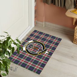 ScotsTee Shop Scottish Fraser Red Dress Clan Tartan Doormat Rubber Welcome Mat