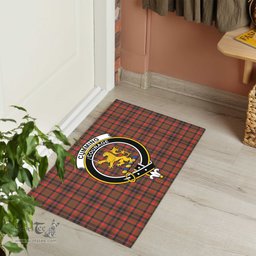 ScotsTee Shop Scottish Cumming Hunting Weathered Clan Tartan Doormat Rubber Welcome Mat