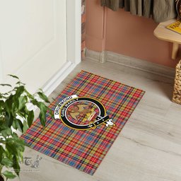 ScotsTee Shop Scottish Drummond of Strathallan Modern Clan Tartan Doormat Rubber Welcome Mat