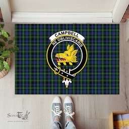 ScotsTee Shop Scottish Campbell of Argyll #01 Clan Tartan Doormat Rubber Welcome Mat