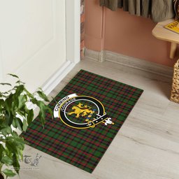 ScotsTee Shop Scottish Cumming Hunting Clan Tartan Doormat Rubber Welcome Mat