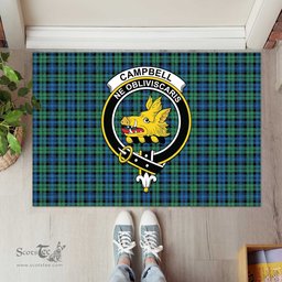 ScotsTee Shop Scottish Campbell Ancient 02 Clan Tartan Doormat Rubber Welcome Mat