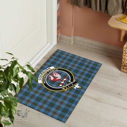 ScotsTee Shop Scottish Cockburn Modern Clan Tartan Doormat Rubber Welcome Mat