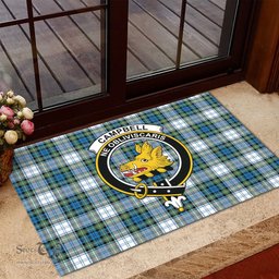 ScotsTee Shop Scottish Campbell Dress Ancient Clan Tartan Doormat Rubber Welcome Mat