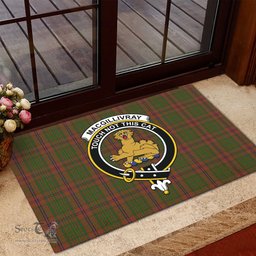 ScotsTee Shop Scottish MacGillivray Hunting Clan Tartan Doormat Rubber Welcome Mat