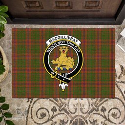 ScotsTee Shop Scottish MacGillivray Hunting Clan Tartan Doormat Rubber Welcome Mat