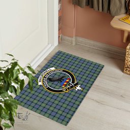 ScotsTee Shop Scottish MacDonell of Glengarry Ancient Clan Tartan Doormat Rubber Welcome Mat