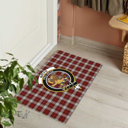 ScotsTee Shop Scottish MacFie Dress Clan Tartan Doormat Rubber Welcome Mat