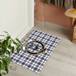 ScotsTee Shop Scottish Hannay Modern Clan Tartan Doormat Rubber Welcome Mat