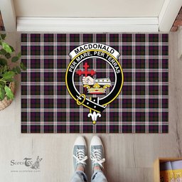 ScotsTee Shop Scottish MacDonald Dress Clan Tartan Doormat Rubber Welcome Mat
