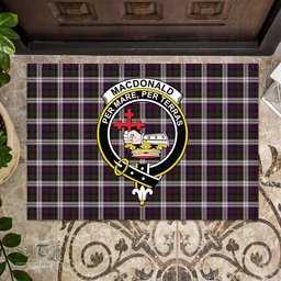 ScotsTee Shop Scottish MacDonald Dress Clan Tartan Doormat Rubber Welcome Mat