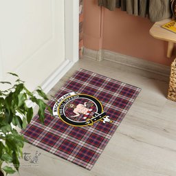 ScotsTee Shop Scottish MacFarlane Dress Clan Tartan Doormat Rubber Welcome Mat