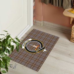 ScotsTee Shop Scottish MacIntyre Hunting Weathered Clan Tartan Doormat Rubber Welcome Mat