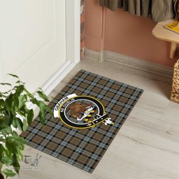 ScotsTee Shop Scottish Graham of Menteith Weathered Clan Tartan Doormat Rubber Welcome Mat