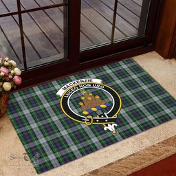 ScotsTee Shop Scottish MacKenzie Dress Clan Tartan Doormat Rubber Welcome Mat