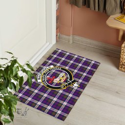 ScotsTee Shop Scottish MacDonald Dress Modern Clan Tartan Doormat Rubber Welcome Mat
