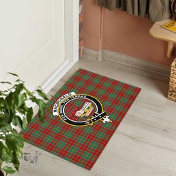 ScotsTee Shop Scottish MacDonald of Kingsburgh Clan Tartan Doormat Rubber Welcome Mat