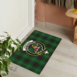 ScotsTee Shop Scottish MacAulay of Lewis Clan Tartan Doormat Rubber Welcome Mat