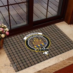 ScotsTee Shop Scottish MacKenzie Hunting Clan Tartan Doormat Rubber Welcome Mat