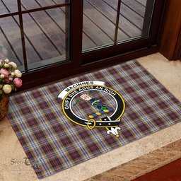 ScotsTee Shop Scottish MacInnes Ancient Hunting Clan Tartan Doormat Rubber Welcome Mat