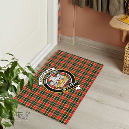 ScotsTee Shop Scottish MacLachlan Hunting Modern Clan Tartan Doormat Rubber Welcome Mat