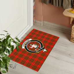 ScotsTee Shop Scottish Livingstone Modern Clan Tartan Doormat Rubber Welcome Mat