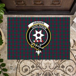 ScotsTee Shop Scottish Jardine Dress Clan Tartan Doormat Rubber Welcome Mat