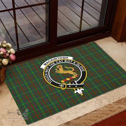 ScotsTee Shop Scottish MacKintosh Hunting Clan Tartan Doormat Rubber Welcome Mat