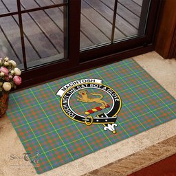 ScotsTee Shop Scottish MacIntosh Hunting Ancient Clan Tartan Doormat Rubber Welcome Mat