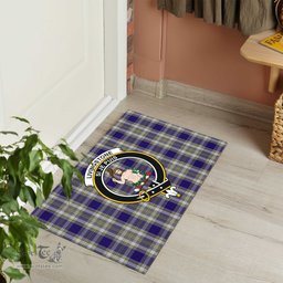 ScotsTee Shop Scottish Livingstone Dress Clan Tartan Doormat Rubber Welcome Mat