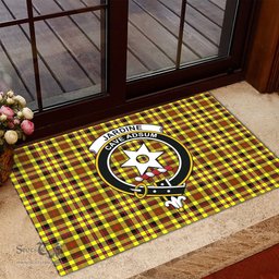 ScotsTee Shop Scottish Jardine Modern Clan Tartan Doormat Rubber Welcome Mat
