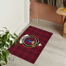 ScotsTee Shop Scottish Stirling of Keir Clan Tartan Doormat Rubber Welcome Mat