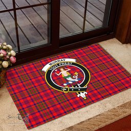 ScotsTee Shop Scottish Murray of Tulloch Modern Clan Tartan Doormat Rubber Welcome Mat