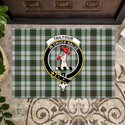 ScotsTee Shop Scottish Taylor Dress Clan Tartan Doormat Rubber Welcome Mat