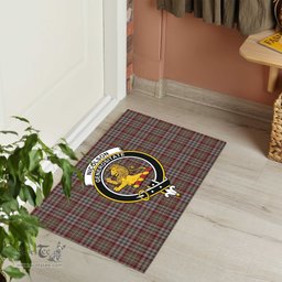 ScotsTee Shop Scottish Nicolson Hunting Weathered Clan Tartan Doormat Rubber Welcome Mat