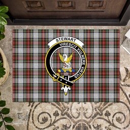 ScotsTee Shop Scottish Stewart Dress Clan Tartan Doormat Rubber Welcome Mat