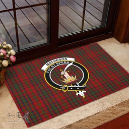 ScotsTee Shop Scottish Matheson Dress Clan Tartan Doormat Rubber Welcome Mat