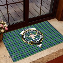 ScotsTee Shop Scottish Murray of Atholl Ancient Clan Tartan Doormat Rubber Welcome Mat
