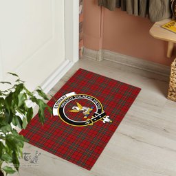 ScotsTee Shop Scottish Stewart of Galloway Clan Tartan Doormat Rubber Welcome Mat