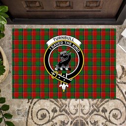 ScotsTee Shop Scottish Turnbull Dress Clan Tartan Doormat Rubber Welcome Mat