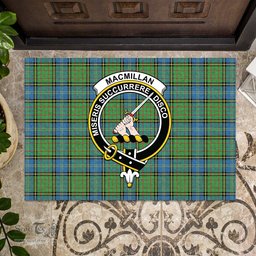 ScotsTee Shop Scottish MacMillan Hunting Ancient Clan Tartan Doormat Rubber Welcome Mat