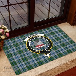 ScotsTee Shop Scottish MacNeil Dress Clan Tartan Doormat Rubber Welcome Mat
